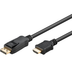CABLE DISPLAYPORT v1.2 (M) - HDMI (M) 4K@30Hz 5m