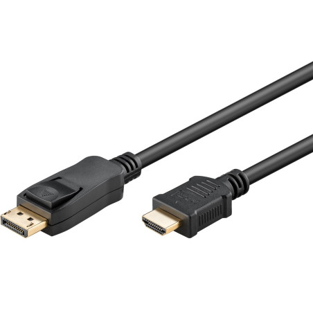 CABLE DISPLAYPORT v1.2 (M) - HDMI (M) 4K@30Hz 5m