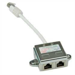 DUPLICADOR DE RED 1 x RJ45 M - 2 x RJ45 H