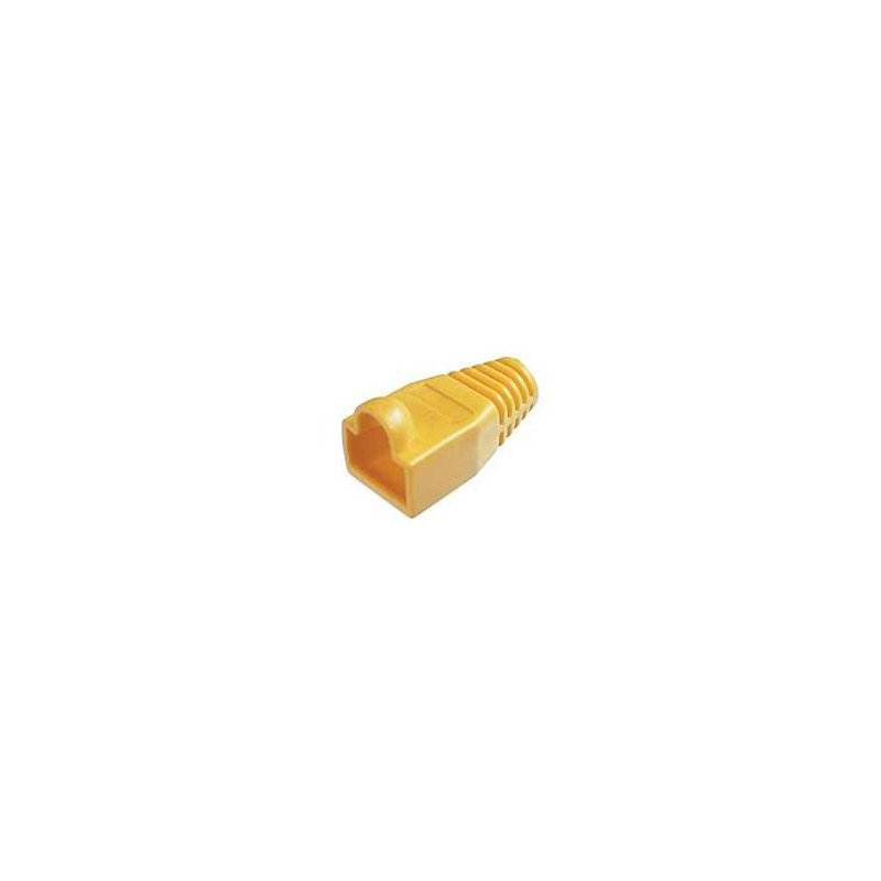 PROTECTOR AMARILLO PARA CONECTOR MACHO RJ45