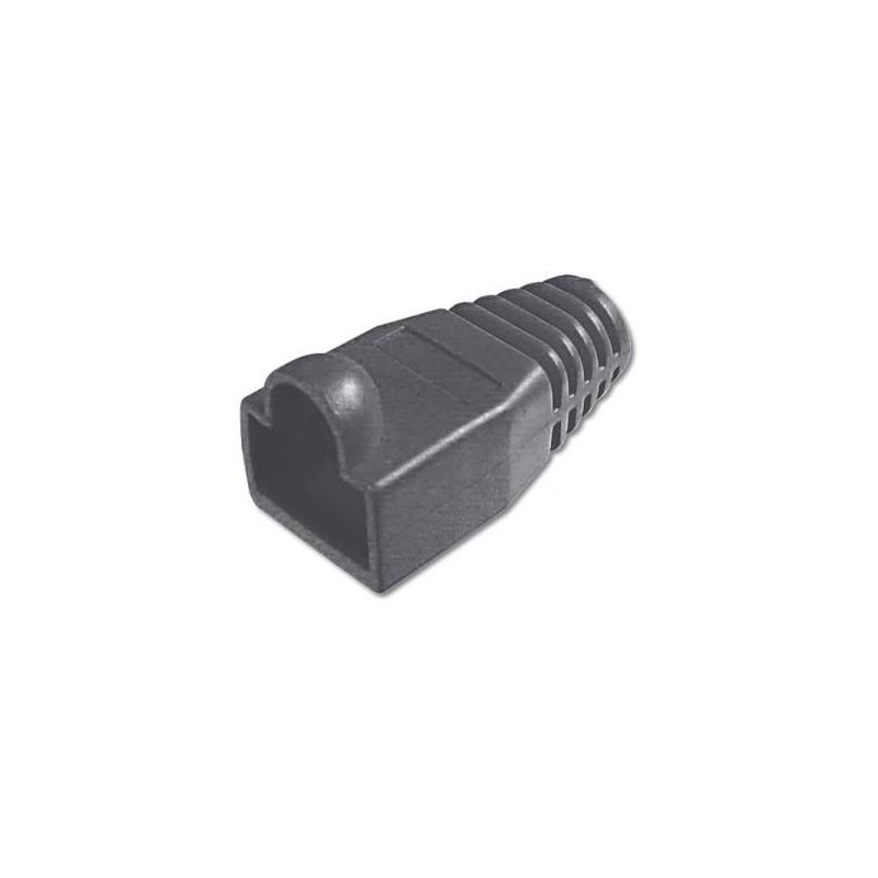 PROTECTOR NEGRO PARA CONECTOR MACHO RJ45 BOLSA 10/