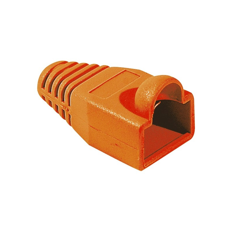 PROTECTOR NARANJA PARA CONECTOR MACHO RJ45