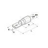 CONECTOR MACHO FASTON AISLADO 2.8mm ROJO 100u