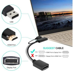 CONVERSOR VIDEO CPU HDMI 2.0 MONIT. DISPLAYPORT1.2