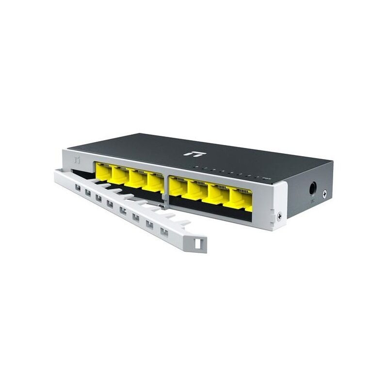 SWITCH GIGABIT 8 PTOS 10/100/1000 Mbps. Metálico