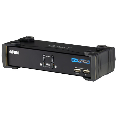 KVM SWITCH SOBREMESA 2 X 1 DVI - USB + AUDIO