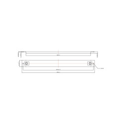 PANEL FRONTAL CIEGO 1U 19´´ SNAP IN