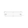 PANEL FRONTAL CIEGO 1U 19´´ SNAP IN