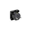 CONECTOR MACHO SCHUKO 16A NEGRO