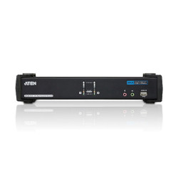 KVM SWITCH SOBREMESA DVI-D 2X1 USB AUDIO+OSD+HUB
