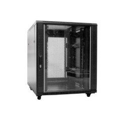 ARMARIO RACK 18U 800 X 800 PTA CRISTAL + PERFORADA
