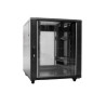 ARMARIO RACK 18U 800 X 800 PTA CRISTAL + PERFORADA
