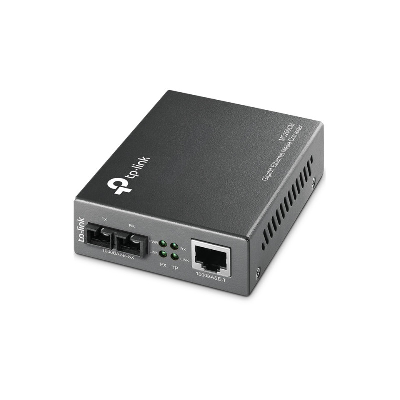CONVERSOR DE MEDIO RJ45 GIGABIT - F.O. SC MM FX