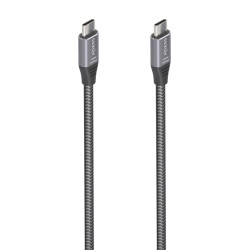 CABLE USB 3.2 GEN 2X2 USB-C (M) USB-C (M) 3m GRIS