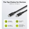 CABLE USB 3.2 Gen2 USB-C (M)-(M) 60W 10Gbps 2m