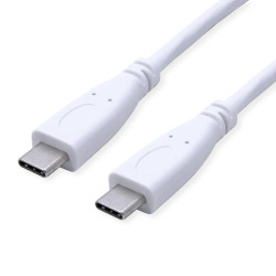 CABLE USB-C 3.2 GEN 2  M- M DP 4K 1m 10G BLANCO