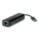 CONVERSOR USB 3.0 - RED 10/1001000 + 3 X USB 3.0