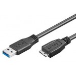 CABLE CONEXIÓN USB 3.0 A(M)-MICRO USB B (M) 0.5Mt