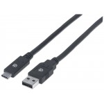CABLE USB-C 3.1 Gen1 MACHO - USB 3.0 A (M) 2m