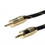 CABLE AUDIO JACK STEREO 3.5 M -M 5Mts HQ
