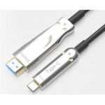 CABLE VIDEO HIBRIDO AOC USB-C (M) - HDMI (M) 15m