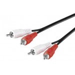 CABLE AUDIO 2 RCA  M - M 2.5Mts