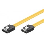 CABLE DATOS SATA III 6Gbs ENGANCHE METALICO 1Mt
