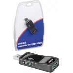 CONVERSOR DE DATOS EXTERNO USB - SATA + ESATA COMP