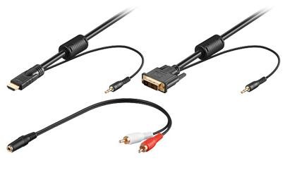 apaciguar cinta esencia CABLE DVI + AUDIO - HDMI + AUDIO M-M 5Mts - Conexdata Solutions