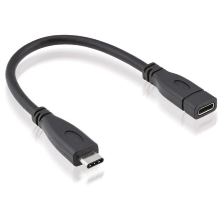 CABLE EXTENSION USB-C 3.2 Gen.2 M - H 0.15m
