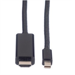 CABLE MINIDISPLAYPORT M v1.2-HDMI UHDTV 4K 3m