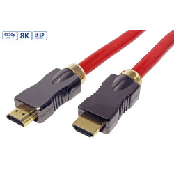 CABLE HDMI 2.1 8K 3D  TIPO A  M-M  5Mts