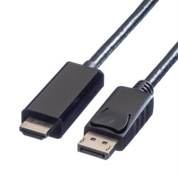 CABLE DISPLAYPORT  v1.2 (M) - HDMI (M) 4K@60Hz 3m
