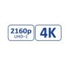 CABLE DISPLAYPORT  v1.2 (M) - HDMI (M) 4K@60Hz 3m