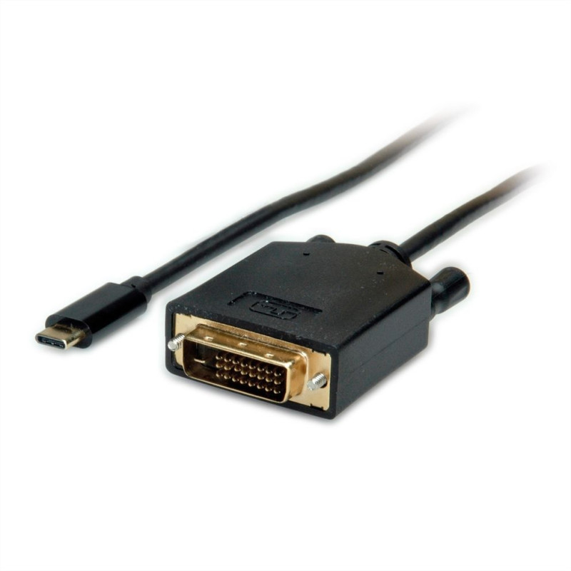 CABLE VIDEO USB-C 3.1 (M) - DVI (M) 2M