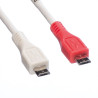 CABLE USB 2.0  MICRO USB TIPO B (M)-(M) 0.3Mt