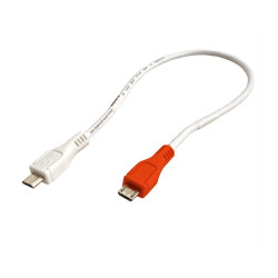 CABLE USB 2.0  MICRO USB TIPO B (M)-(M) 0.3Mt