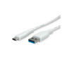 CABLE USB-C 3.2 MACHO - USB 3.0 A MACHO 2m BLANCO