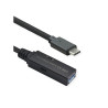 CABLE USB 3.2 Gen1 USB-C(M)-USB-A(H) 5Gb AMPL. 10m