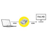 ADAPTADOR HDMI HEMBRA - HEMBRA TIPO A 19 PINES