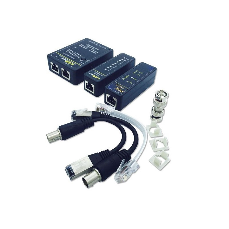 TESTER DE RED RJ45 / RJ11 / BNC / POE