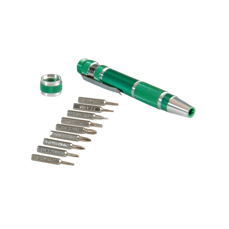 KIT DESTORNILLADORES PRECISION 9 Pzs.