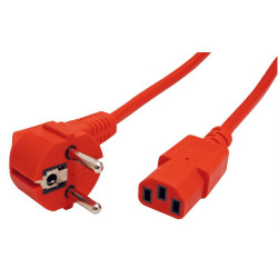 CABLE DE ALIMENTACION CPU-RED ROJO 1.8M
