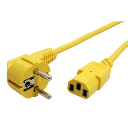 CABLE DE ALIMENTACION CPU-RED AMARILLO  1.8M
