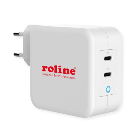 ALIMENTADOR USB-C 100W 240v 5A máx 2 PTOS (PD) GaN
