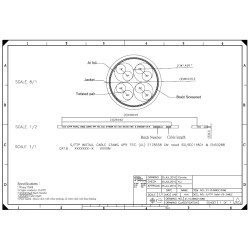 BOBINA 100Mts CABLE S/FTP RIGIDO CAT-6