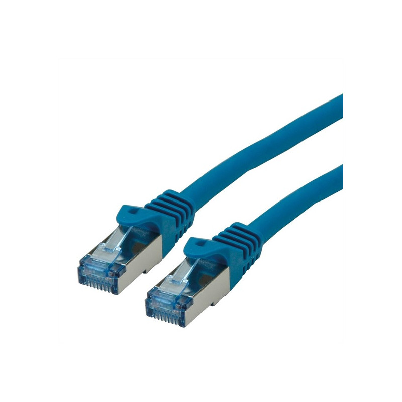 LATIGUILLO AZUL S/FTP CAT6A FLEXIBLE 0.3Mts