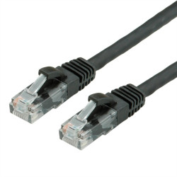 LATIGUILLO NEGRO UTP CAT6 FLEXIBLE 5 M LSZH