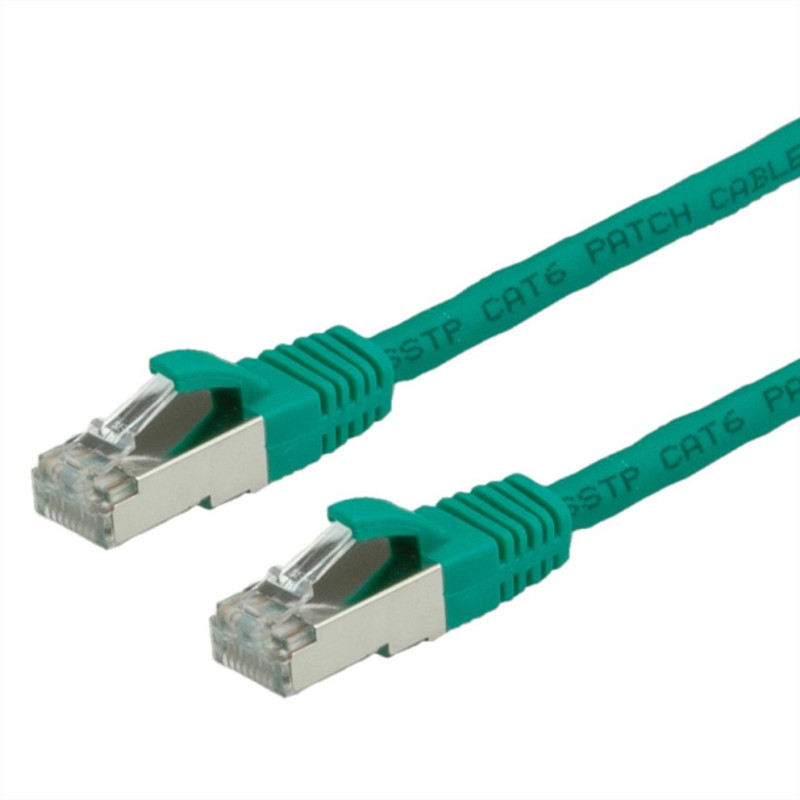 LATIGUILLO VERDE S/FTP CAT6 FLEXIBLE 2M SNAGLESS