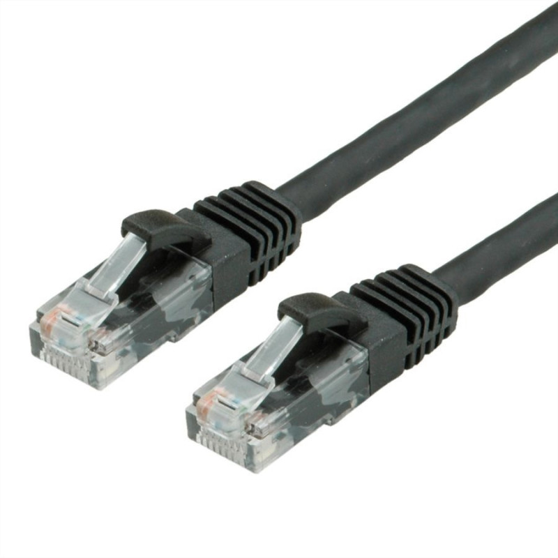 LATIGUILLO NEGRO UTP CAT6A FLEXIBLE 0.3Mts